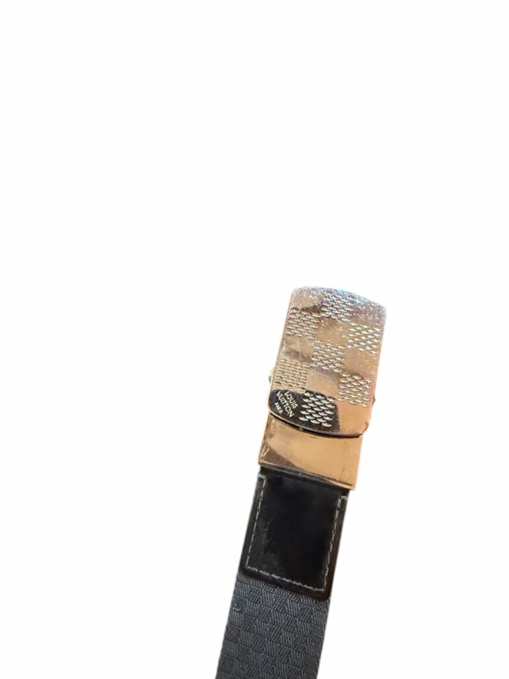 PRISTINE Louis Vuitton Damier Geant Belt Grey 90/36 M9703 - NO WEAR - Picture 3 of 8